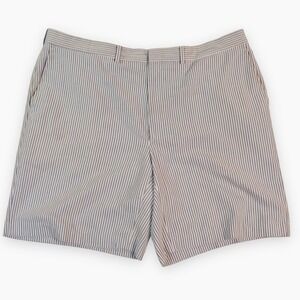 Vintage‎ Mark Fore & Strike Golf Shorts Mens Approx 36 Pink Blue Plaid Patchwork